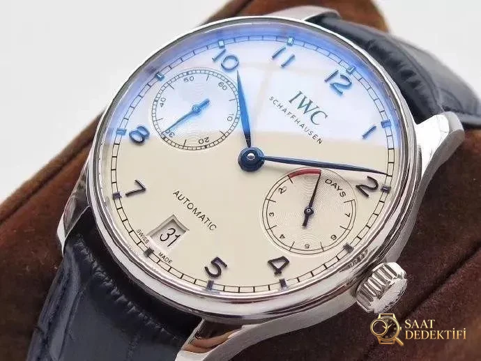 ZF Factory IWC Portugieser Seri 7 mavi akrep-yelkovanlı replika saati hangi seviyede? Orijinaliyle karıştırılabilir mi? - Mekanizma Zemberek ve Balans Detayı