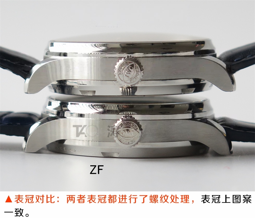 ZF Factory IWC Portugieser Serisi Portugieser 7 Gün IW500107 V5 Versiyonu ile Orijinal Karşılaştırması — 6. fotoğraf