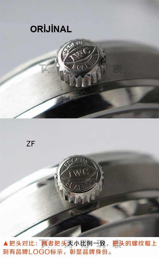 ZF Factory IWC Portugieser Serisi Portugieser 7 Gün IW500107 V5 Versiyonu ile Orijinal Karşılaştırması — 9. fotoğraf