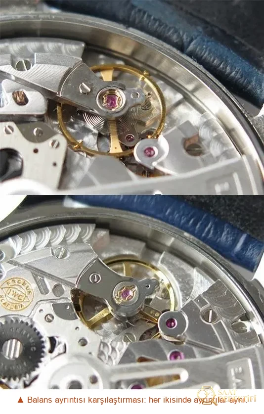 ZF Factory IWC Portugieser Serisi Portugieser 7 Gün IW500107 V5 Versiyonu ile Orijinal Karşılaştırması - Koleksiyon ve Vitrin Görünümü