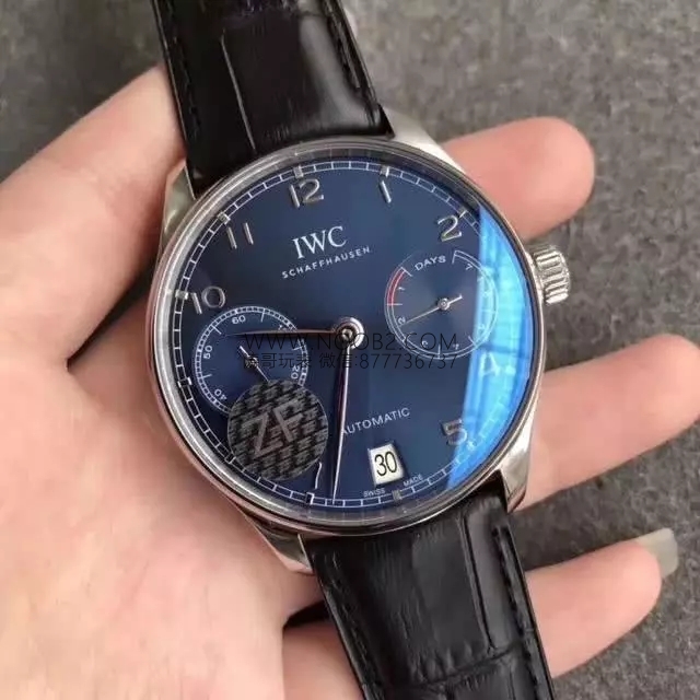 ZF Factory IWC Portugieser Yedi Gün Güç Rezervi V5 Versiyon Mavi Kadran İncelemesi — 4. fotoğraf