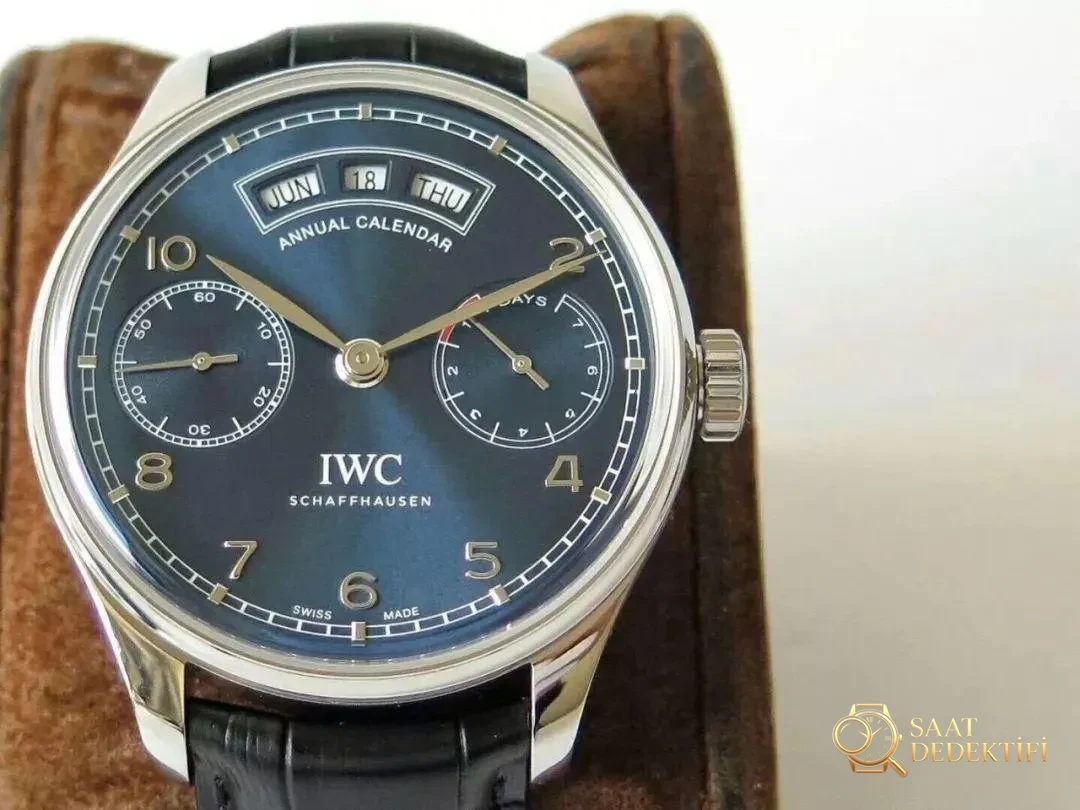 ZF Factory IWC Portugieser Yıllık Takvim Kol Saati İnceleme ve Değerlendirmesi - Arka Kapak ve Mekanizma Detayı