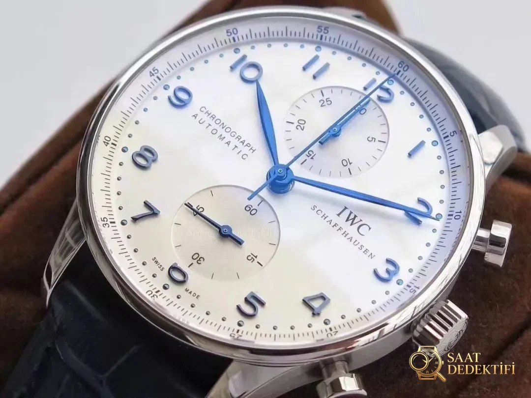 ZF Factory IWC Süper Portugieser Kronograf v2 Ultimate Versiyon Saatin Detaylı İncelemesi - Kasa Profili ve Kurma Kolu İncelemesi