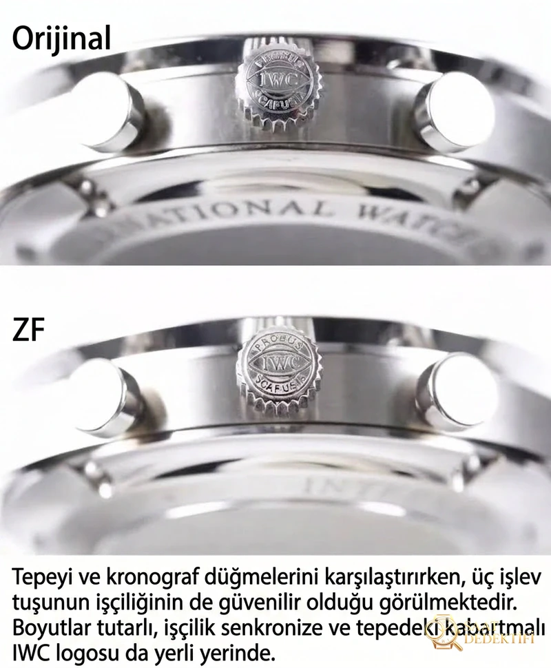 ZF Factory IWC Süper Portugieser Kronograf v2 Ultimate Versiyon Saatin Detaylı İncelemesi - Bilezik Bakla Ayrımı ve Pim Yapısı