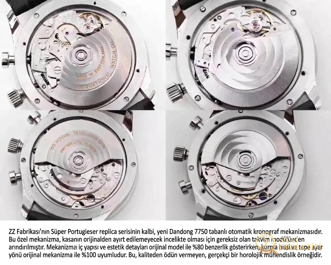 ZF Factory IWC Süper Portugieser Kronograf v2 Ultimate Versiyon Saatin Detaylı İncelemesi - Kadran İbreleri ve Saniye Akışı