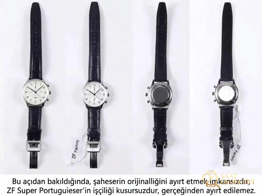 ZF Factory IWC Süper Portugieser Kronograf v2 Ultimate Versiyon Saatin Detaylı İncelemesi - Mekanizma Çark Dizilimi ve Taş Yatakları