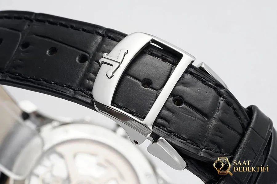 ZF Factory Jaeger-LeCoultre Master Ay Evreli beyaz kadran replika saat işçilik kalitesi nasıl-ZF saat - Arka Kapak ve Mekanizma Detayı