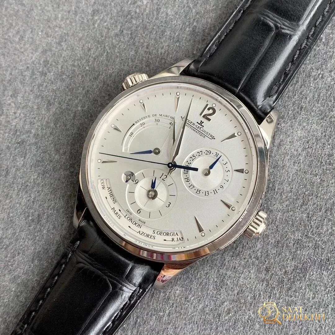 ZF Factory Jaeger-LeCoultre Master Serisi Q1428421 Geographic replika saat incelemesi - Mekanizma Çark Dizilimi ve Taş Yatakları