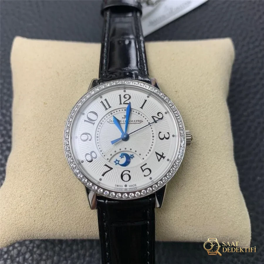 ZF Factory Jaeger-LeCoultre Rendez-Vous serisi ay-güneş-yıldız 3448420 kadın replika saat incelemesi - Kasa Profili ve Kurma Kolu İncelemesi
