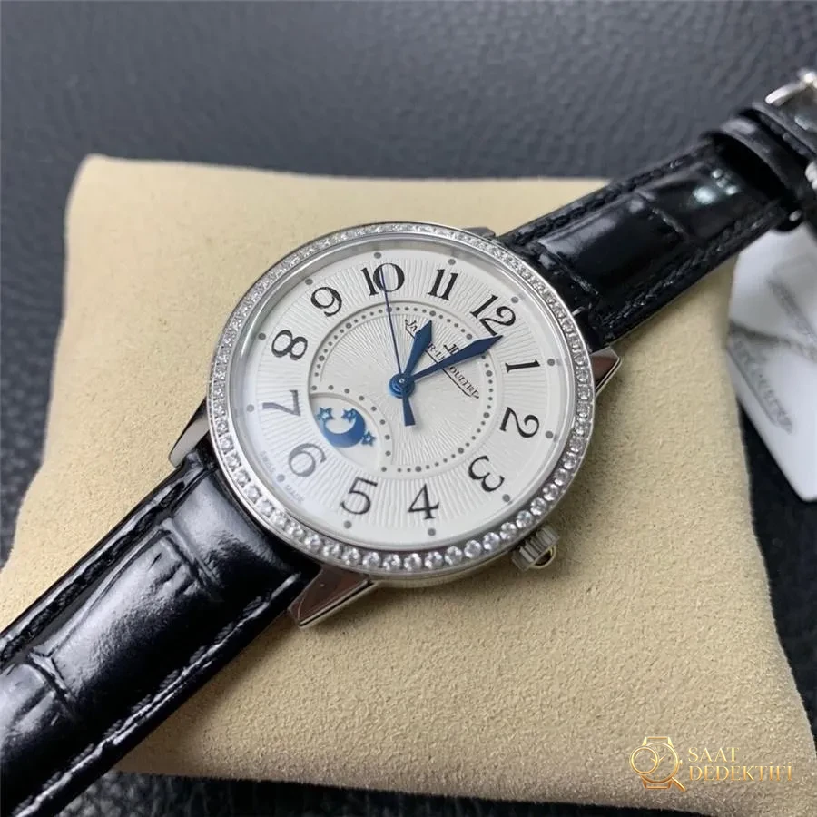 ZF Factory Jaeger-LeCoultre Rendez-Vous serisi ay-güneş-yıldız 3448420 kadın replika saat incelemesi - Klips Kilidi ve Lazer Damgalar