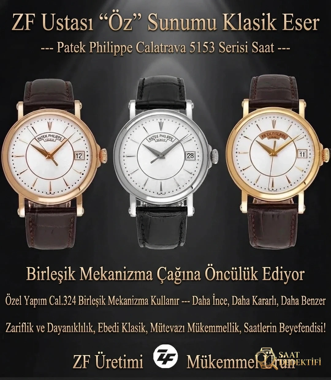 Обзор Patek Philippe Nautilus 5153 ZF Factory – вид спереди и дизайн корпуса