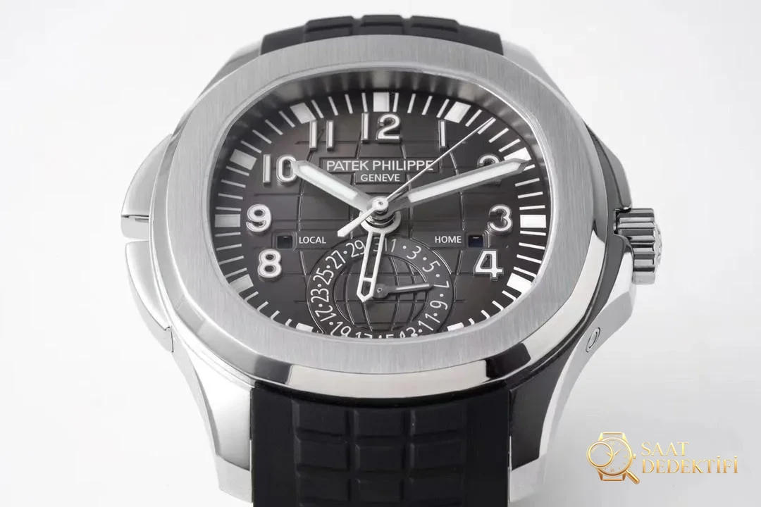 Каково качество изготовления реплик часов ZF Factory Patek Philippe 5164 с двумя часовыми поясами? - Детали циферблата и качество изготовления лицевой панели
