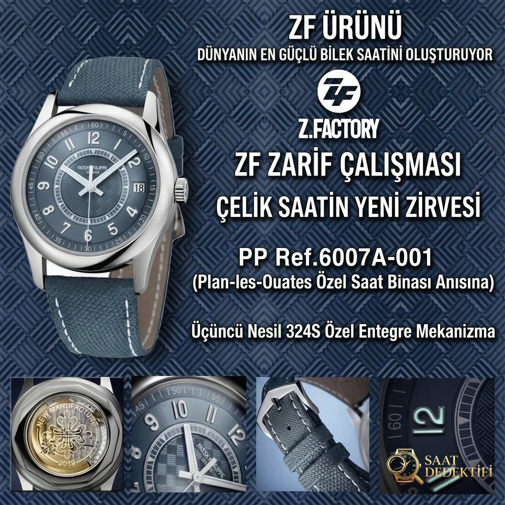 Patek Philippe 6007A-001 ZF Factory İncelemesi - Ön Görünüm ve Kasa Tasarımı
