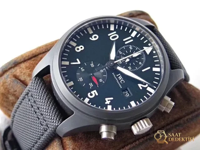 ZF Factory Replika IWC Top Gun Miramar IW389001 ve IW389002 Seramik Saatler Yayınlandı - Arka Kapak ve Mekanizma Detayı