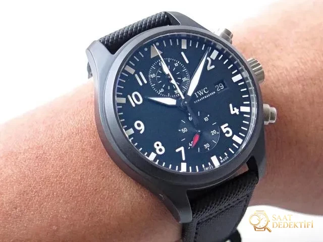 ZF Factory Replika IWC Top Gun Miramar IW389001 ve IW389002 Seramik Saatler Yayınlandı - Mekanizma Zemberek ve Balans Detayı