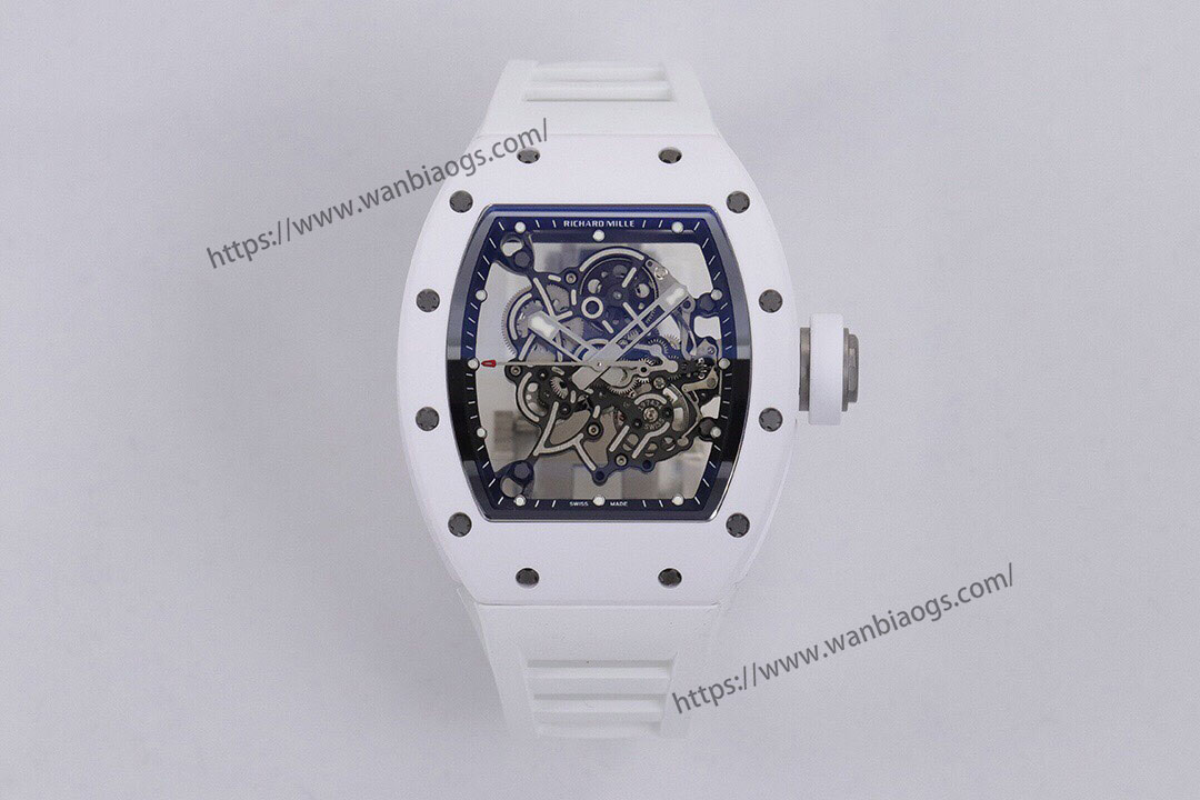 ZF Factory Richard Mille RM-055 V3 Versiyonu — Beyaz Efsane, Yeni Neslin Saat Kralı! — 2. fotoğraf