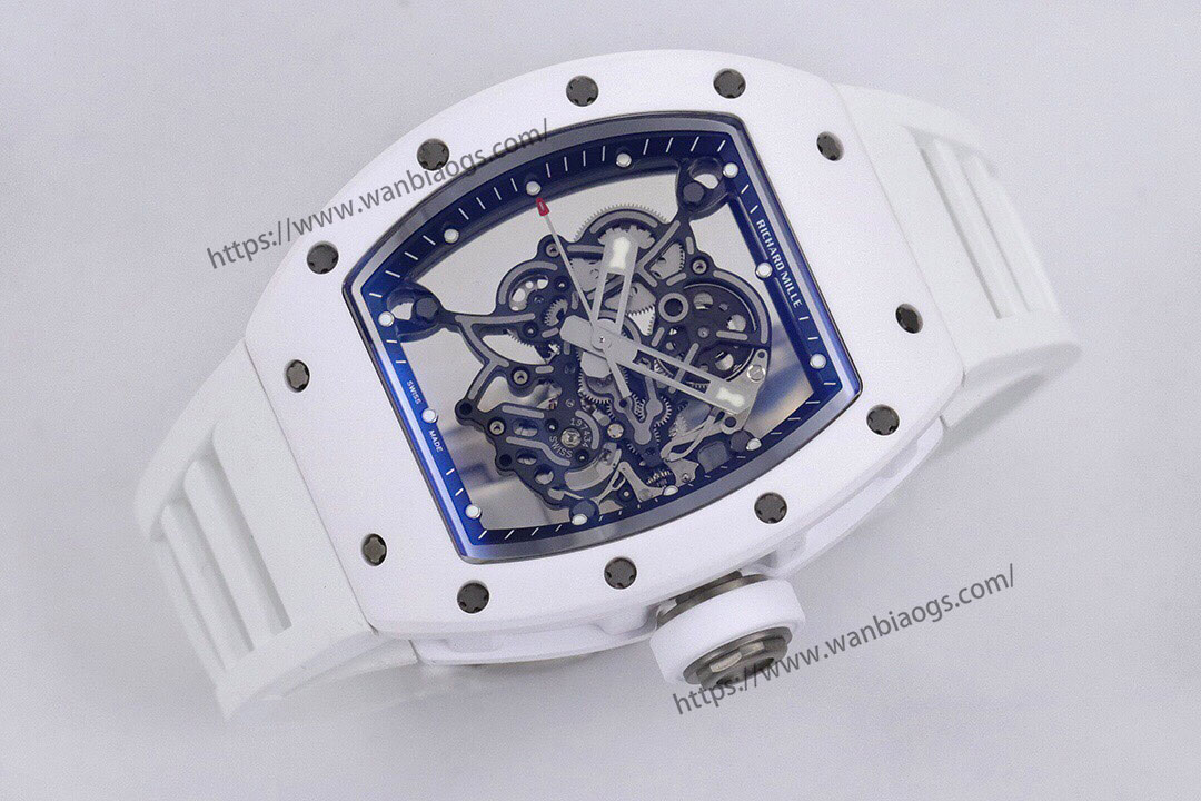 ZF Factory Richard Mille RM-055 V3 Versiyonu — Beyaz Efsane, Yeni Neslin Saat Kralı! — 5. fotoğraf
