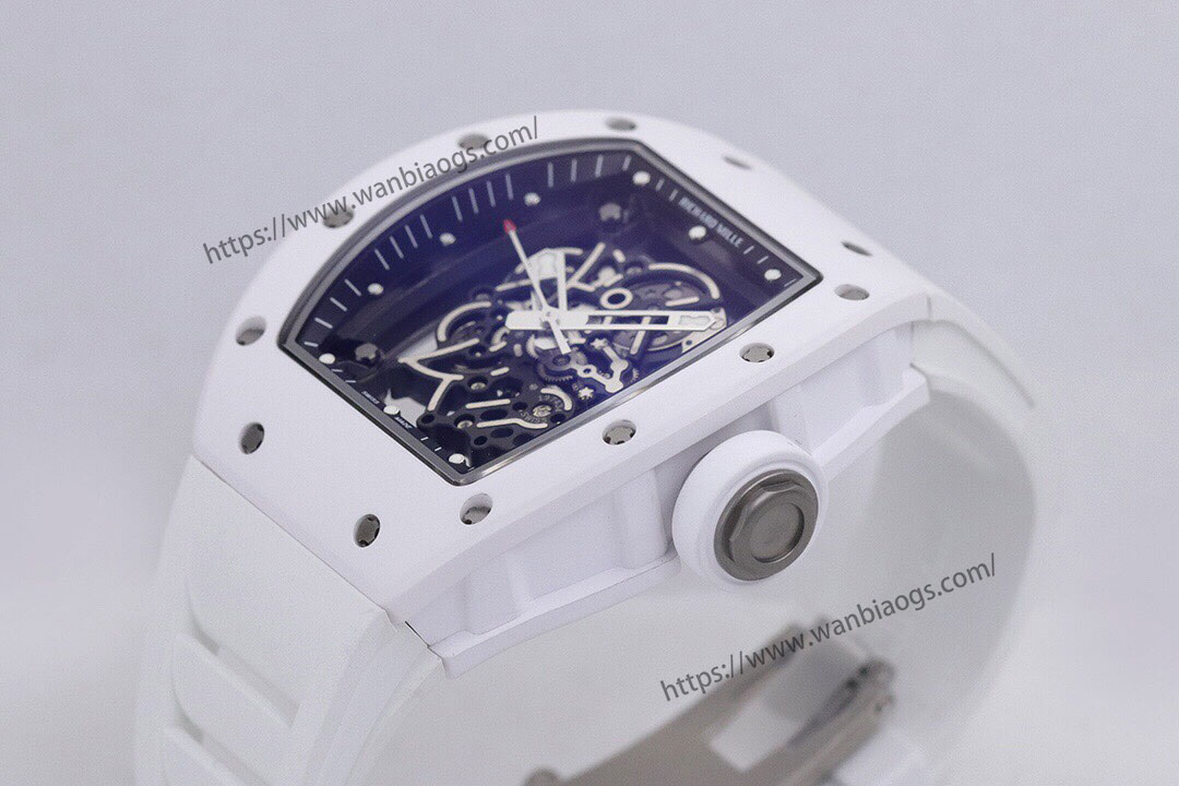ZF Factory Richard Mille RM-055 V3 Versiyonu — Beyaz Efsane, Yeni Neslin Saat Kralı! — 9. fotoğraf