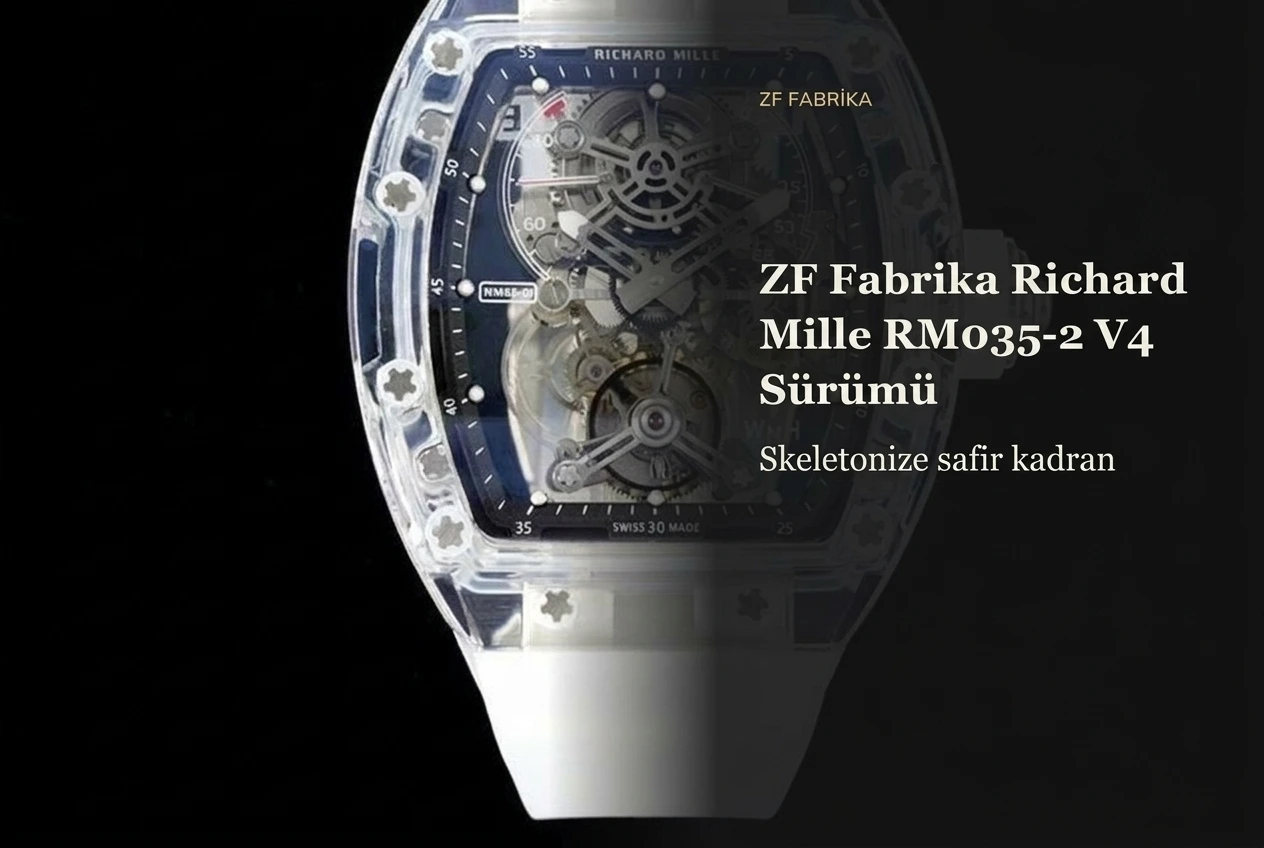 Наручные часы ZF Factory Richard Mille RM035-2 V4 версия – вид спереди и дизайн корпуса