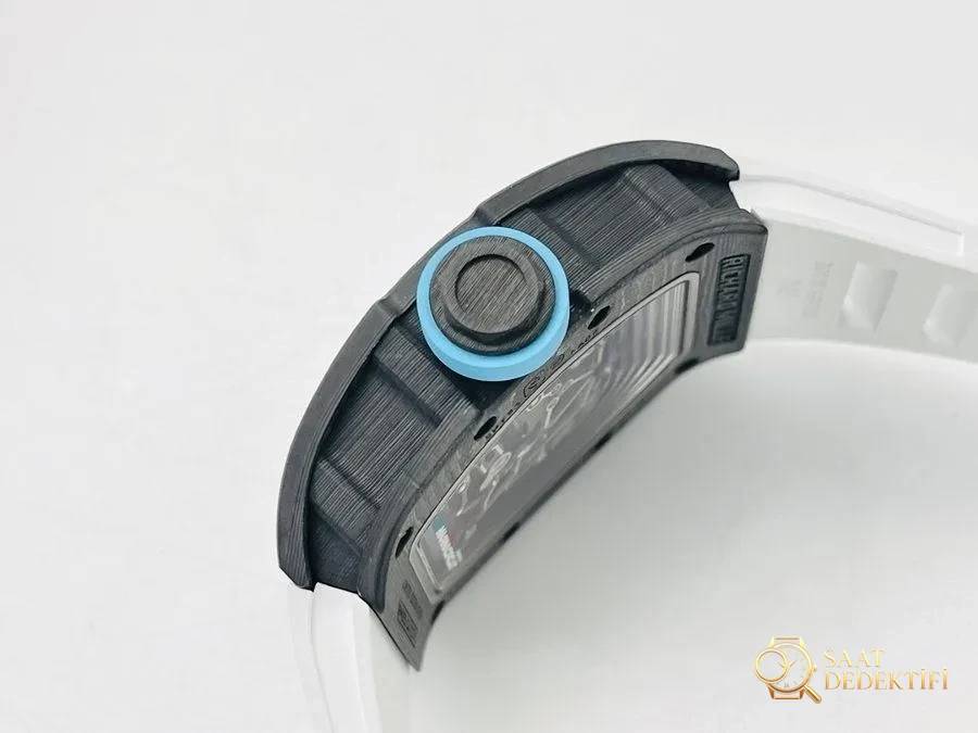 ZF Factory Richard Mille RM055 Mavi Bezel Karbon Fiber Sınırlı Seri Kol Saati İncelemesi - Bilezik, Toka ve Klips Mekanizması