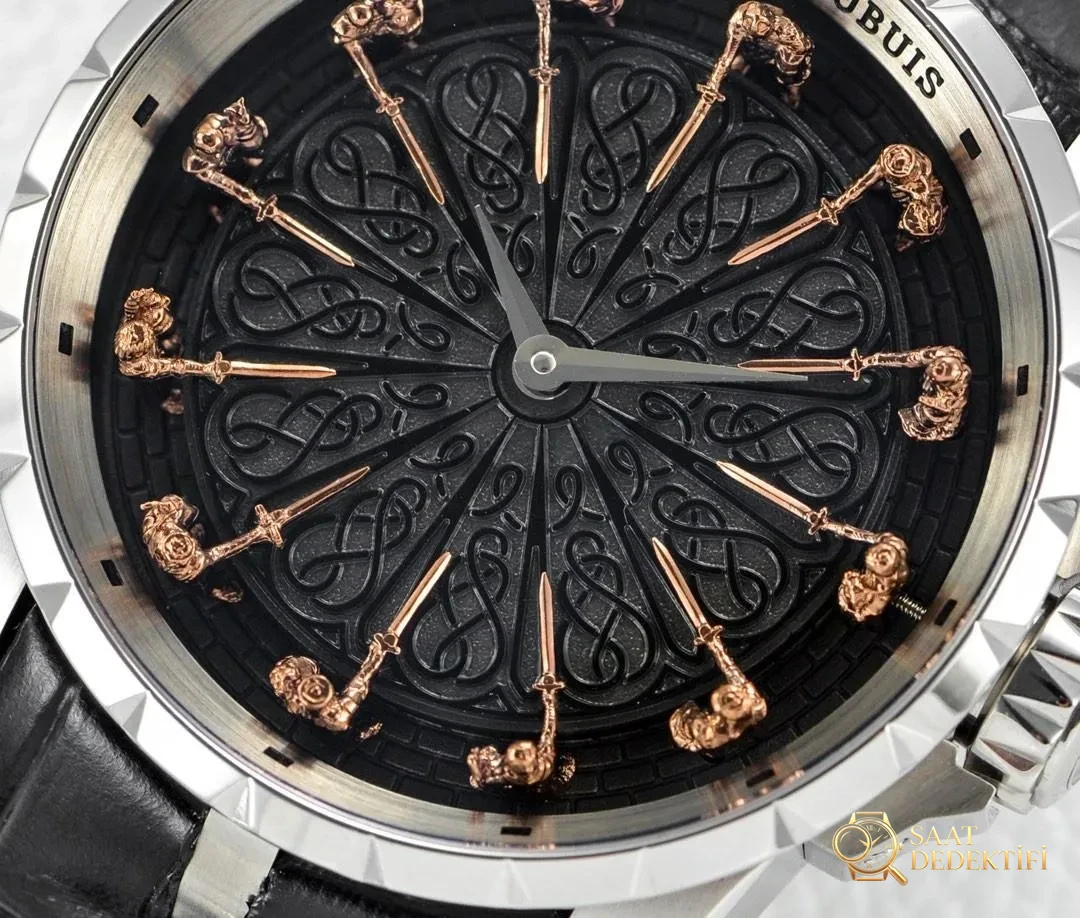 ZF Factory Roger Dubuis Yuvarlak Masa Şövalyeleri almaya değer mi? - Mekanizma Zemberek ve Balans Detayı