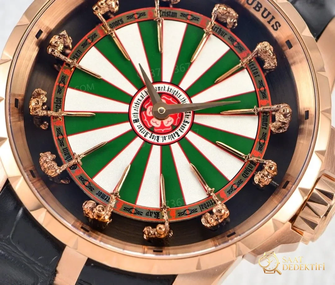 ZF Factory Roger Dubuis Yuvarlak Masa Şövalyeleri almaya değer mi? - Yan Profil ve Kordon Bağlantısı