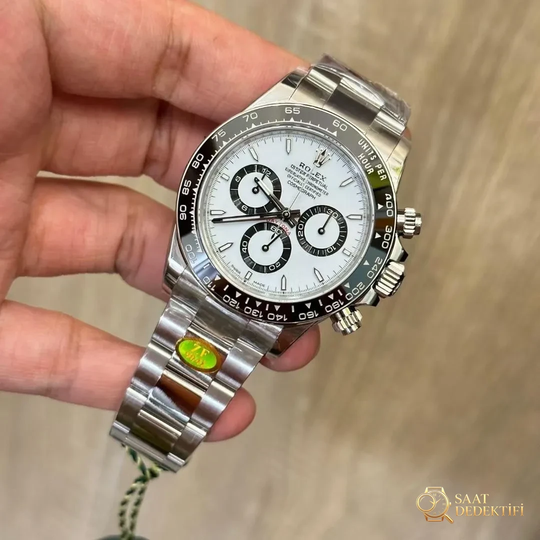 ZF Factory Rolex 2023 yeni Daytona m126500ln panda işçiliği nasıl? - Makro Kadran ve İndeks İşçiliği