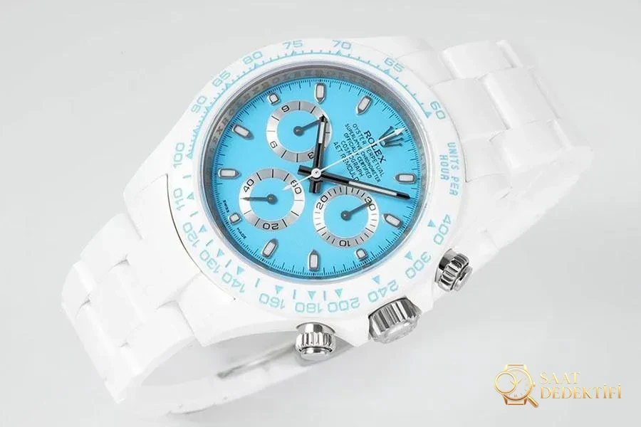 ZF Factory Rolex AET Daytona replika saat nasıl - Görsel açıdan çok çekici Daytona modifiye saat - Kadran Detayı ve Bezel İşçiliği
