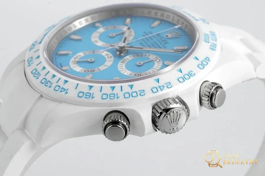 ZF Factory Rolex AET Daytona replika saat nasıl - Görsel açıdan çok çekici Daytona modifiye saat - Kasa Profili ve Kurma Kolu İncelemesi