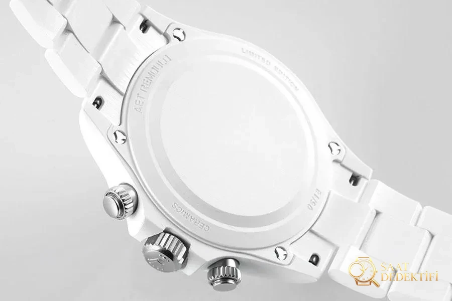 ZF Factory Rolex AET Daytona replika saat nasıl - Görsel açıdan çok çekici Daytona modifiye saat - Arka Kapak ve Mekanizma Detayı