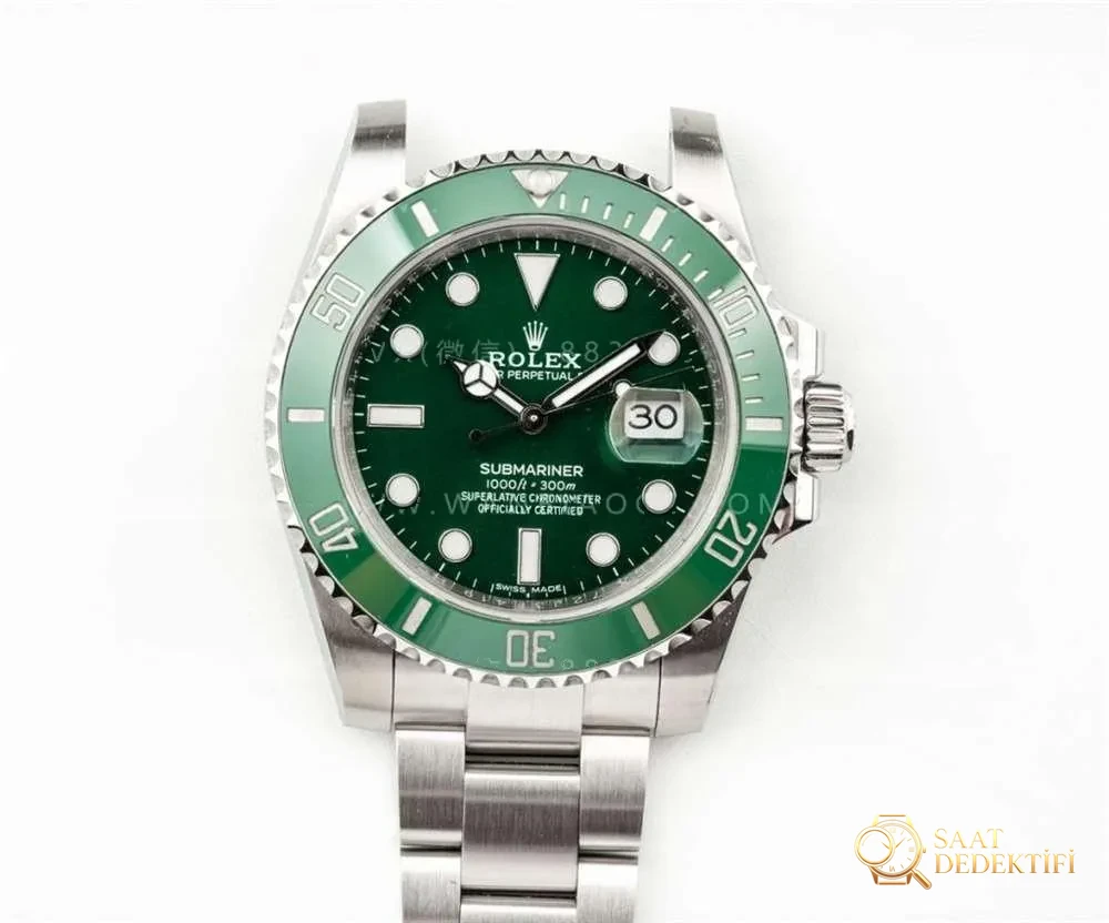 ZF Factory Rolex siyah-yeşil Submariner çok yakında piyasaya çıkıyor - özel ön inceleme - Kadran Detayı ve Bezel İşçiliği