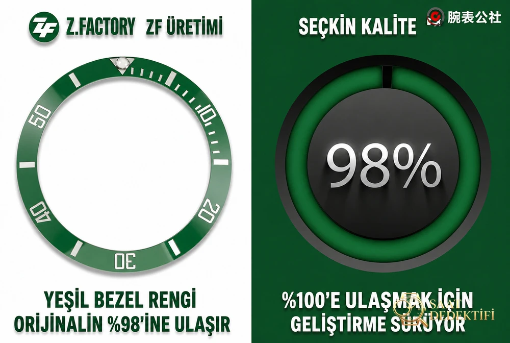 Recensione dettagliata del Rolex Submariner ZF Factory - La serie Submariner entra nell'era ZF - Dettagli del quadrante e lavorazione della lunetta