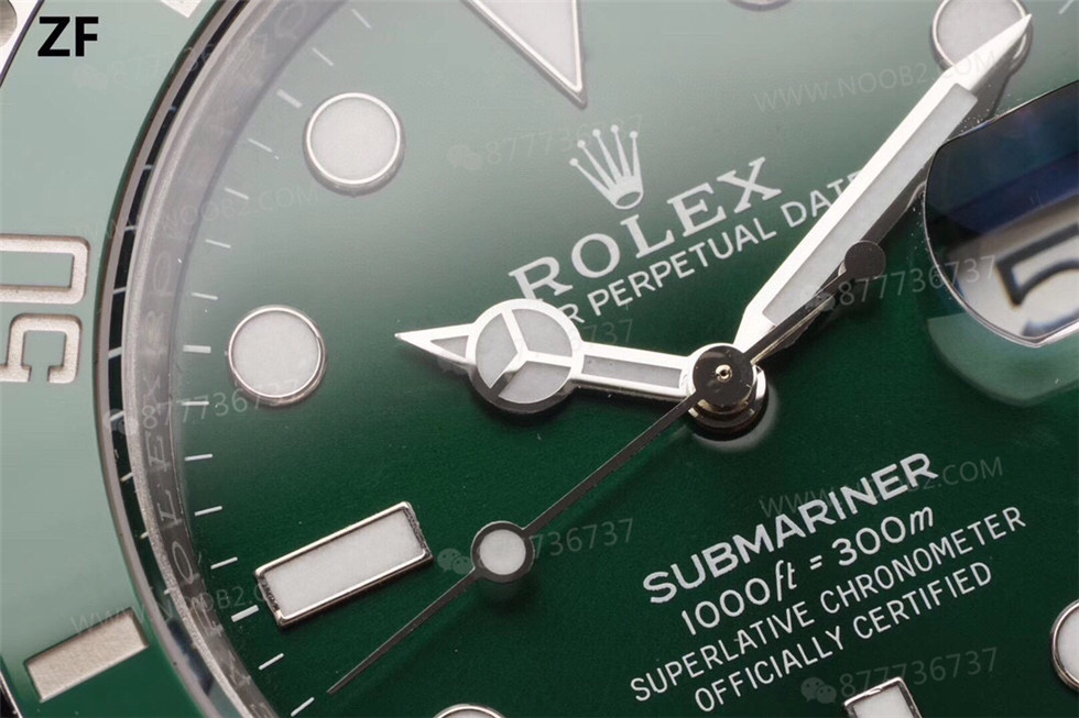 ZF Factory Rolex Yeşil Su Hayaletinin orijinal ve piyasadaki versiyonlarla karşılaştırması — 10. fotoğraf