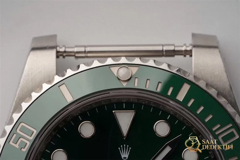 ZF Factory Rolex Yeşil Su Hayaletinin orijinal ve piyasadaki versiyonlarla karşılaştırması - Bilezik Bakla Ayrımı ve Pim Yapısı