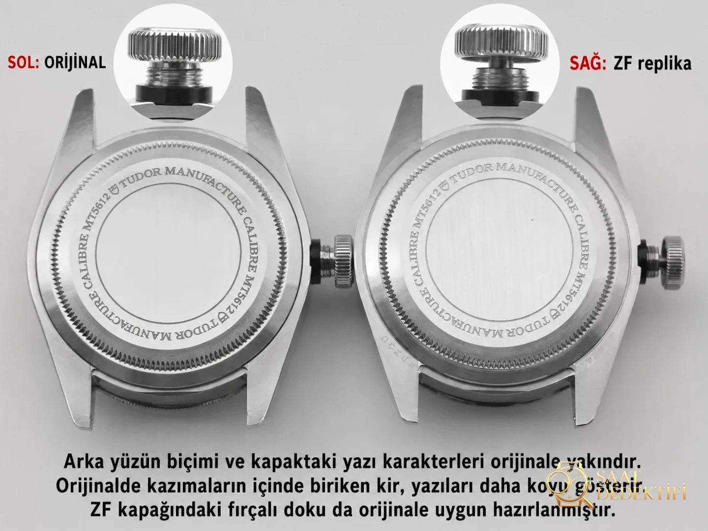 ZF Factory Tudor Black Bay 79730 Small Steel Shield 41 mm replika saat gerçekten nasıl? Orijinalle karşılaştırmalı incelemeye bakalım - Bilekte Duruş ve Kasa Orantısı