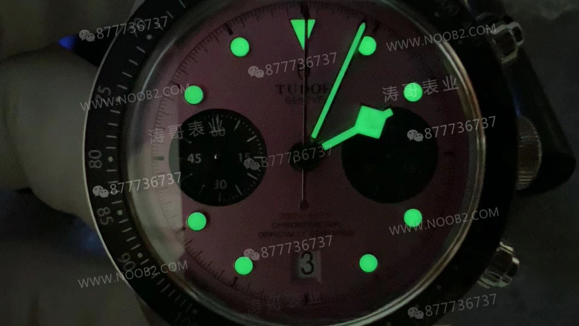 ZF Factory Tudor Black Bay Chrono, Jay Chou ile aynı pembe kadranlı model: işçiliği nasıl? — 9. fotoğraf