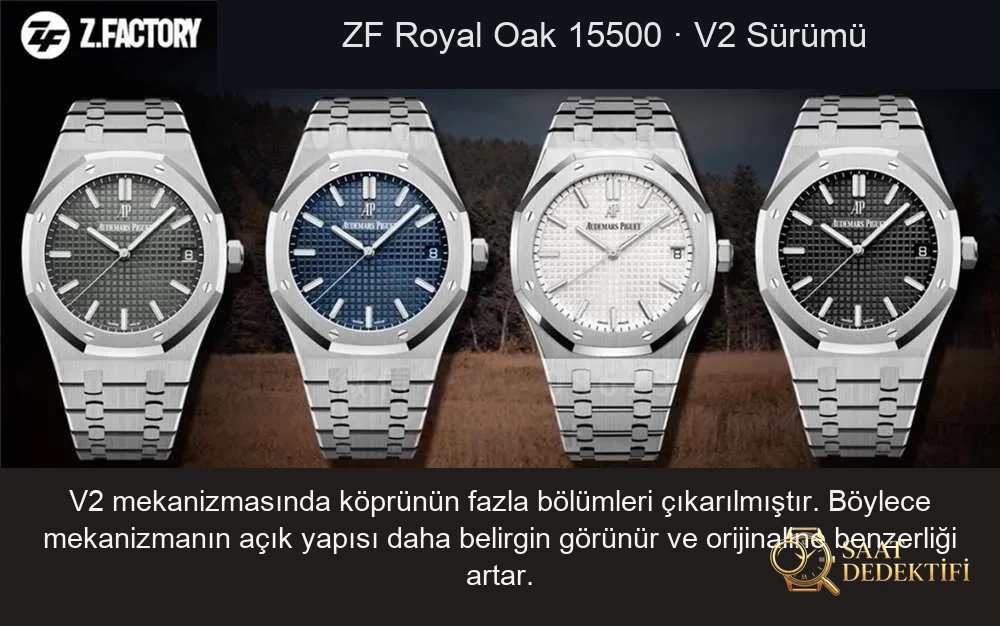 Audemars Piguet Royal Oak 15500 ZF Factory İncelemesi - Ön Görünüm ve Kasa Tasarımı