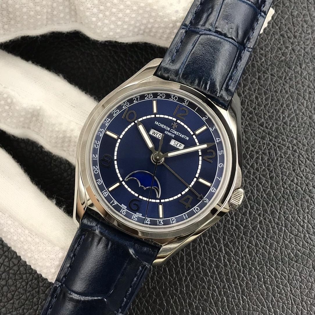ZF Factory Vacheron Constantin Fiftysix Tam Takvim Ay Evreli Replika Kol Saati — 3. fotoğraf