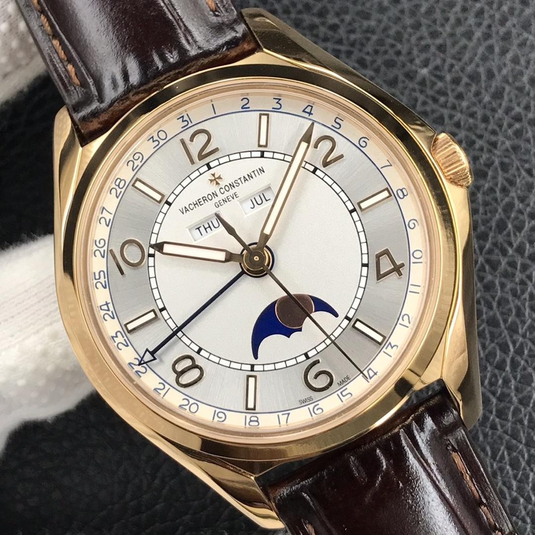 ZF Factory Vacheron Constantin Fiftysix Tam Takvim Ay Evreli Replika Kol Saati — 4. fotoğraf