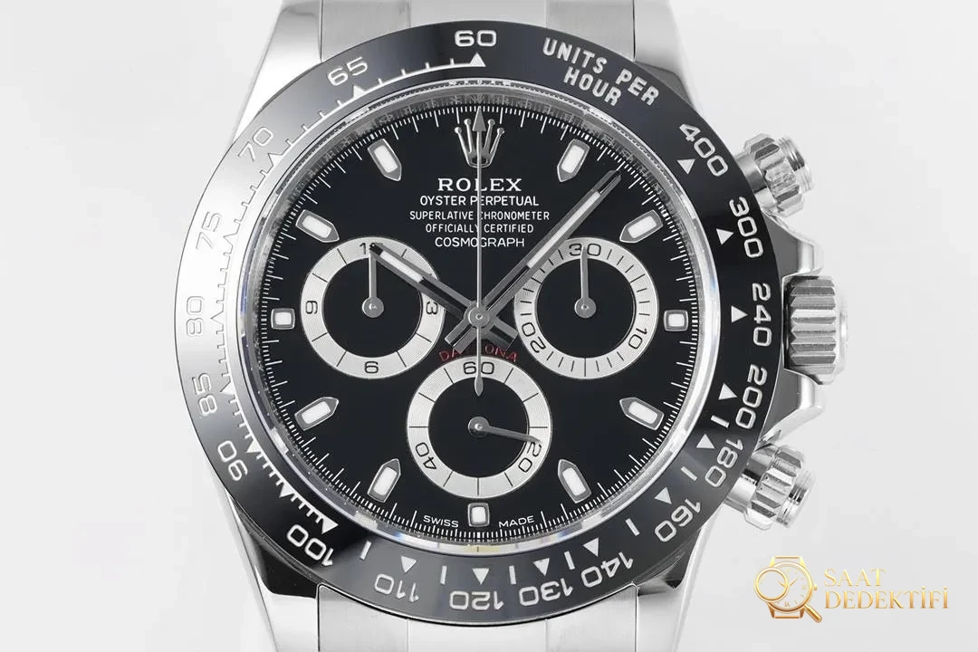 ZF Factory yeni nesil Rolex Daytona siyah seramik m126500ln, eski modele kıyasla hangi değişiklikleri getirdi? - Kadran Detayı ve Bezel İşçiliği