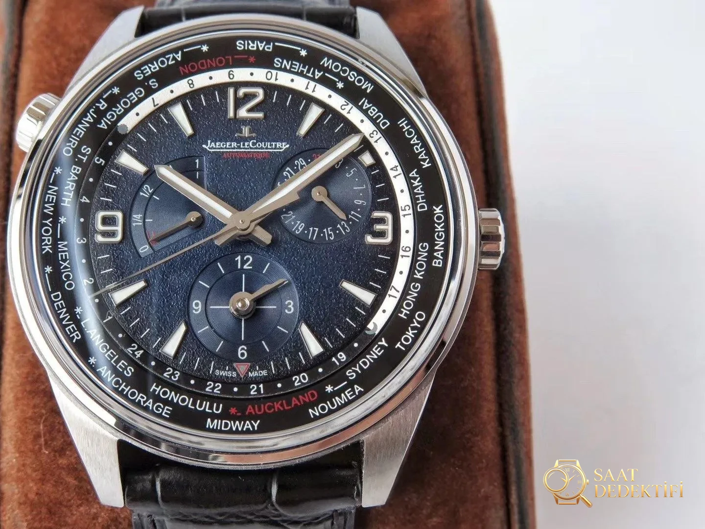 ZF Factory yeni ürün: Jaeger-LeCoultre Polaris serisi Geophysic World Time saat (904847J) - Kasa Profili ve Kurma Kolu İncelemesi