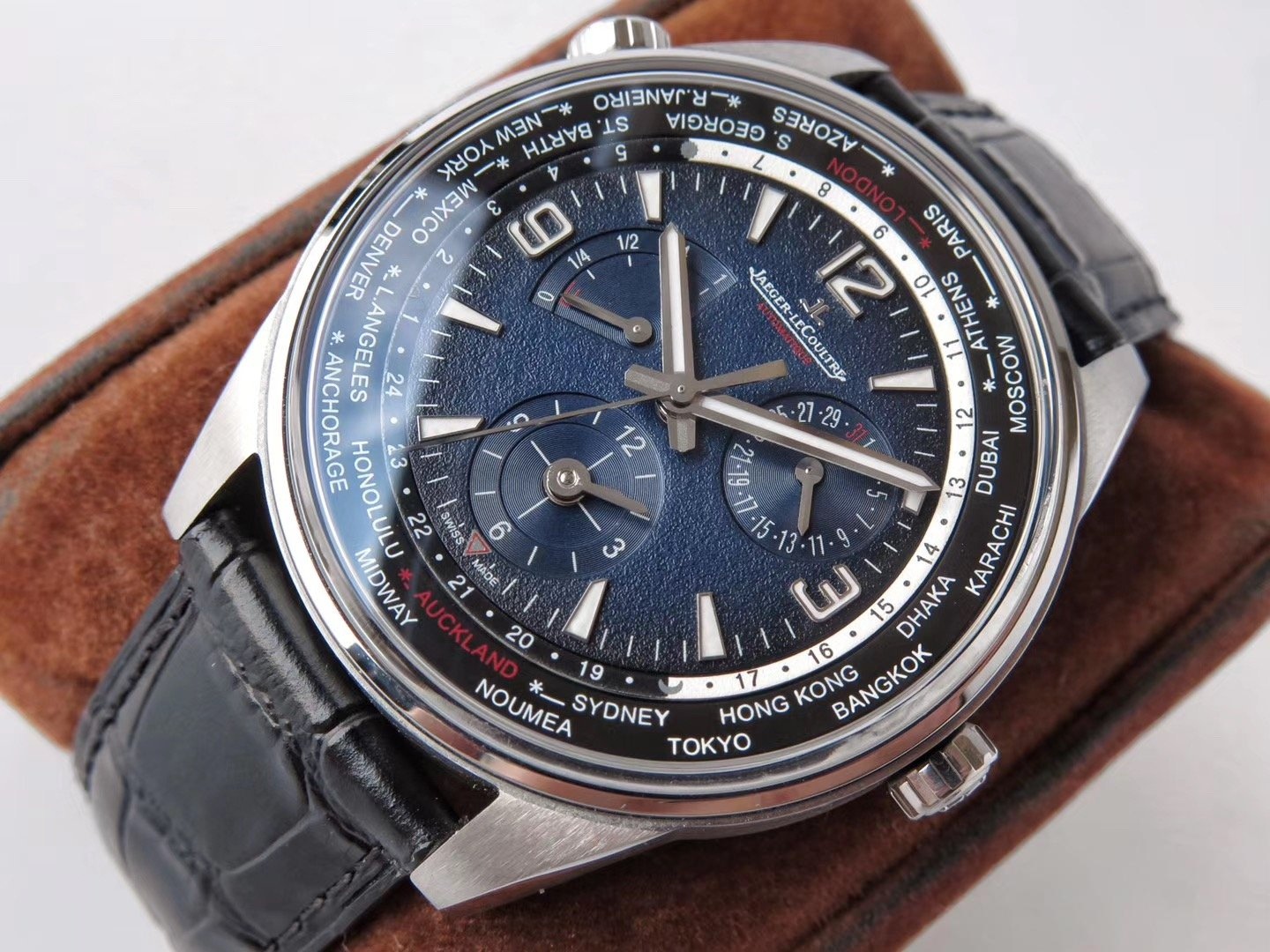 ZF Factory yeni ürün: Jaeger-LeCoultre Polaris serisi Geophysic World Time saat (904847J) — 5. fotoğraf