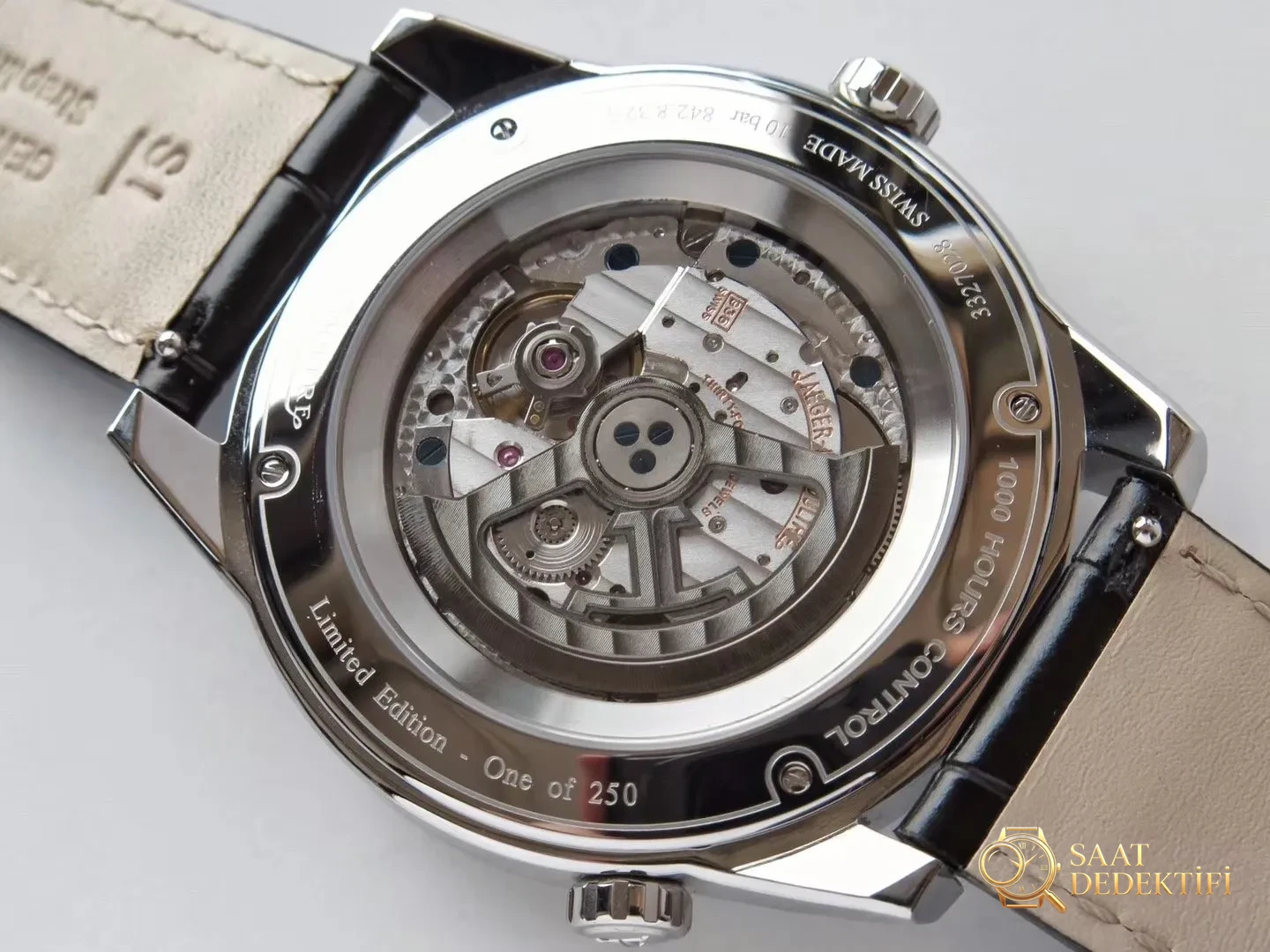 ZF Factory yeni ürün: Jaeger-LeCoultre Polaris serisi Geophysic World Time saat (904847J) - Mekanizma Zemberek ve Balans Detayı