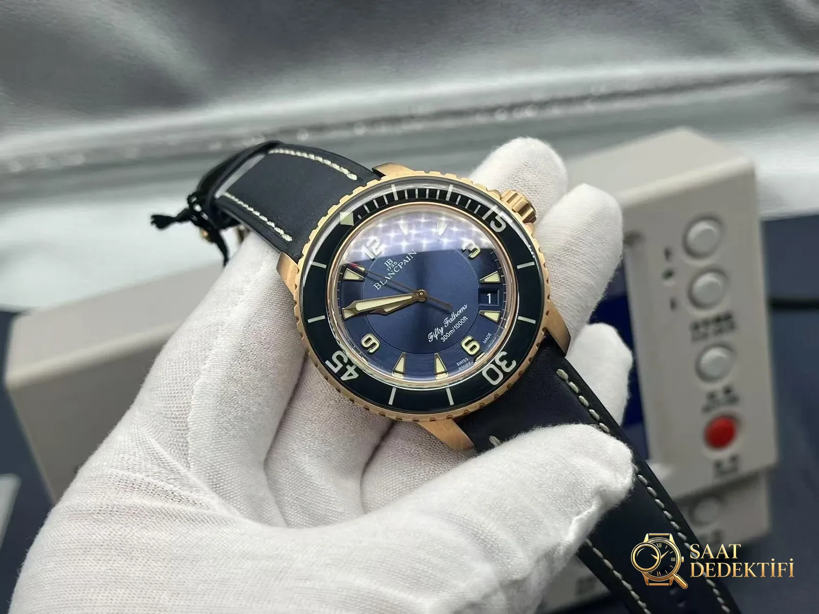 ZF Factory2025 içten önerisi: Blancpain süper lume, bileğinizde nesilden nesile aktarılacak bir başyapıt - Kadran Detayı ve Bezel İşçiliği