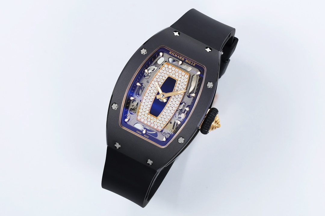 ZF Factory2055 zarif geleneğini sürdürüyor: 'Saat dünyasının ilahesi' Richard Mille RM07-1 siyah-beyaz seramik taş döşemeli serisi göz kamaştırıcı biçimde tanıtılıyor — 3. fotoğraf