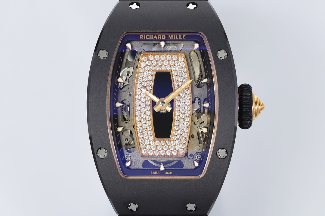 ZF Factory2055 zarif geleneğini sürdürüyor: 'Saat dünyasının ilahesi' Richard Mille RM07-1 siyah-beyaz seramik taş döşemeli serisi göz kamaştırıcı biçimde tanıtılıyor — 4. fotoğraf