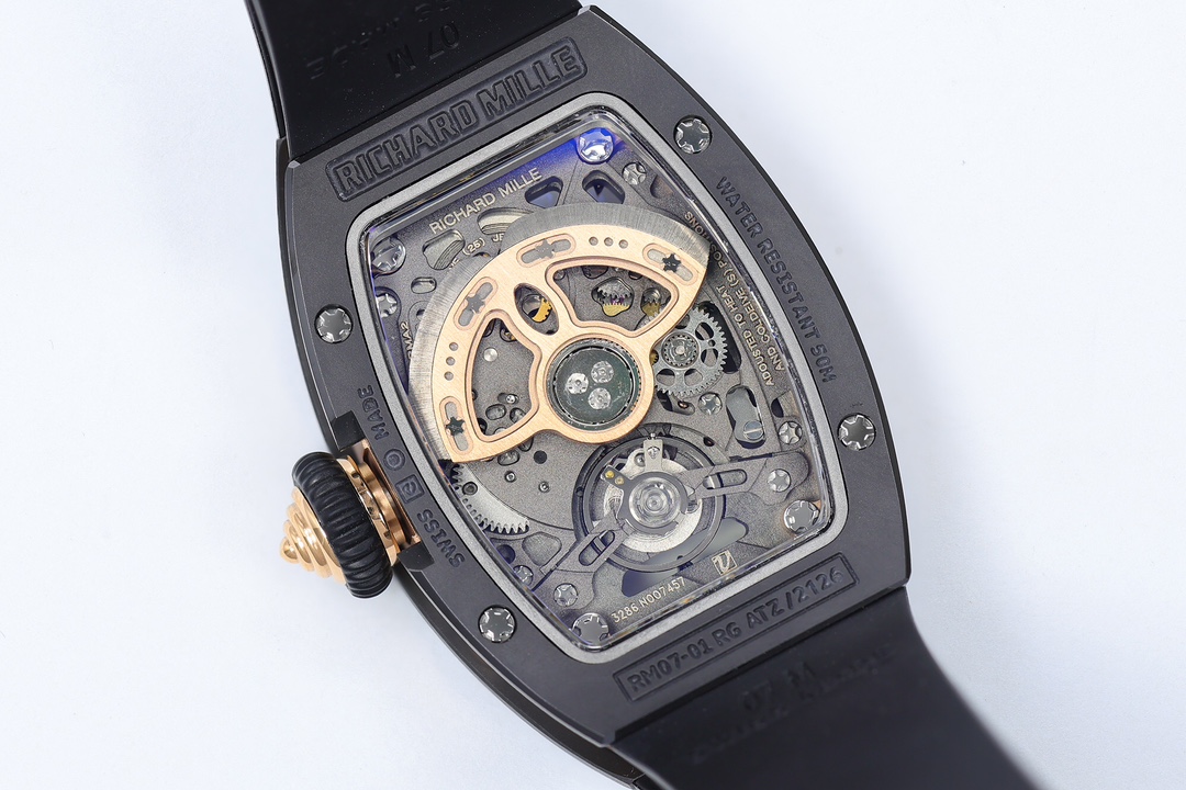 ZF Factory2055 zarif geleneğini sürdürüyor: 'Saat dünyasının ilahesi' Richard Mille RM07-1 siyah-beyaz seramik taş döşemeli serisi göz kamaştırıcı biçimde tanıtılıyor — 10. fotoğraf