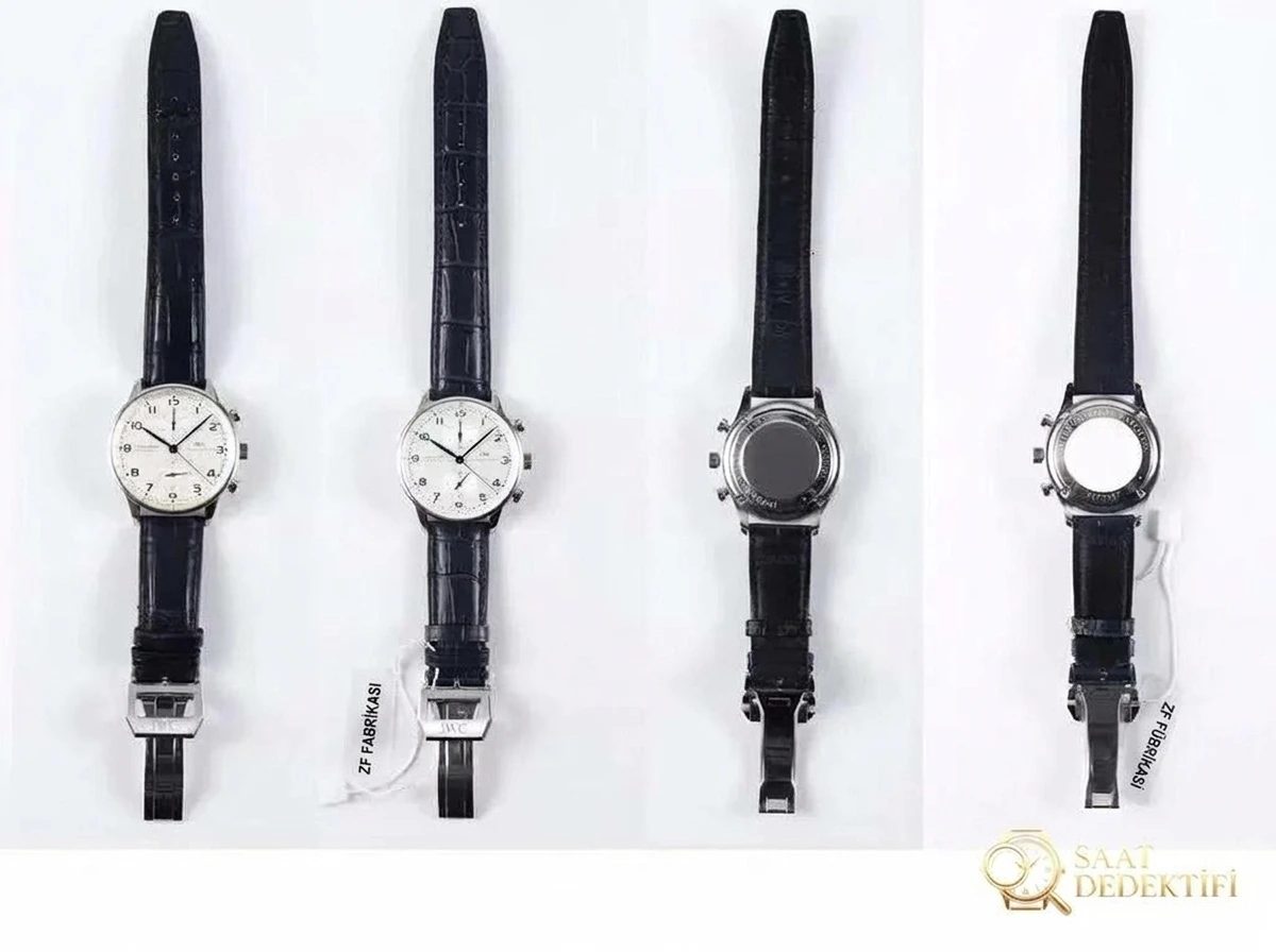zf IWC Portugieser Chronograph v2 en yeni sürümü artık ilk bakışta sahte durmuyor - Bilezik, Toka ve Klips Mekanizması