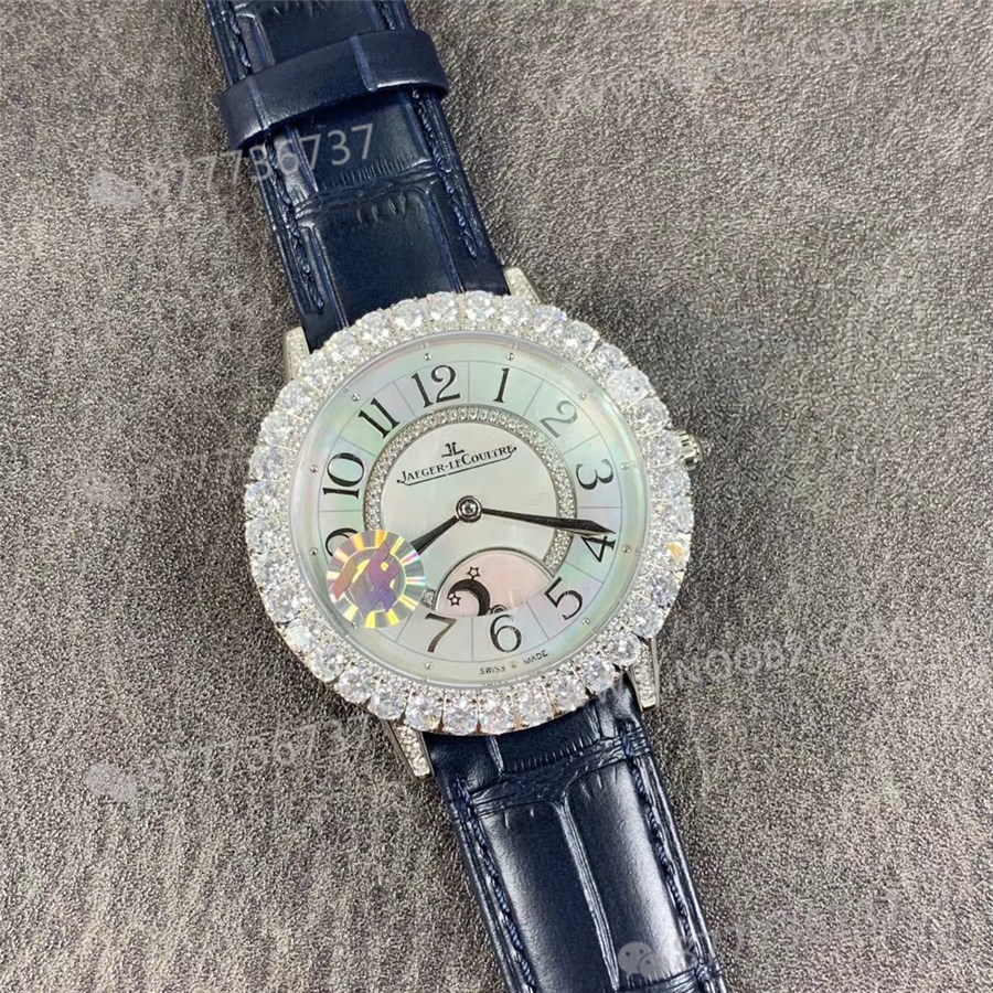 ZF Jaeger-LeCoultre Rendez-Vous Q3523570 Bezeli Elmas Taşlı Kadın Saati — 1. fotoğraf