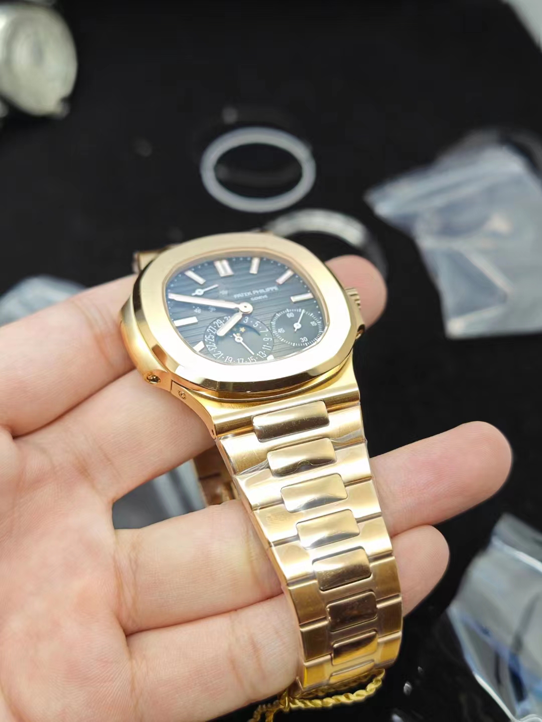 Replika Patek Philippe 5712 Roze Altın